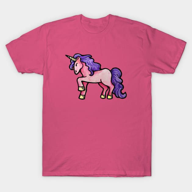 Cute Unicorn T-Shirt by bubbsnugg